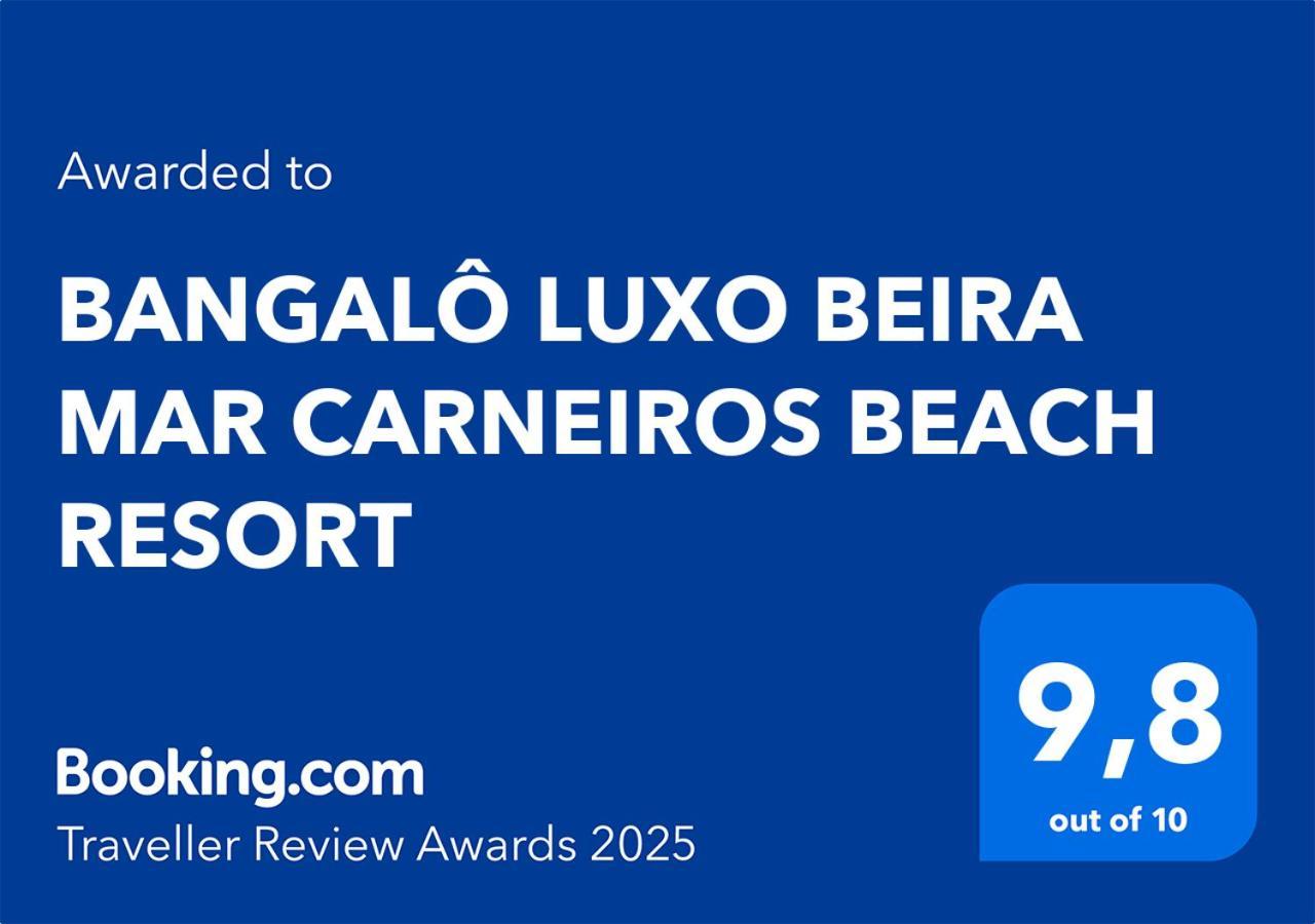 Bangalo Luxo Beira Mar Carneiros Beach Resort Praia dos Carneiros Exterior foto